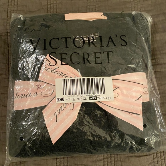 NWT Victoria’s Secret Charcoal Cozy Jogger 2 Piece PJ Set XL - Picture 2 of 3